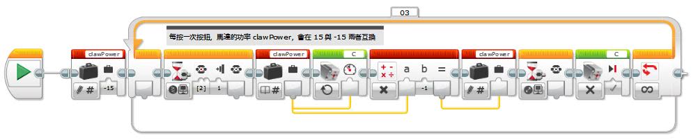 第三版兩隻大螯的馬達控制程式