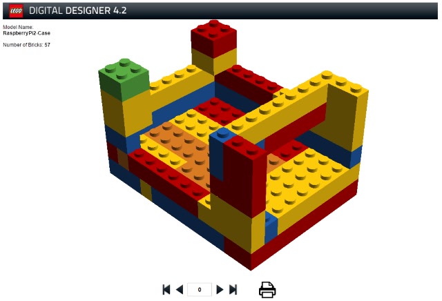 用 LEGO 做 Raspberry PI 2 外殼