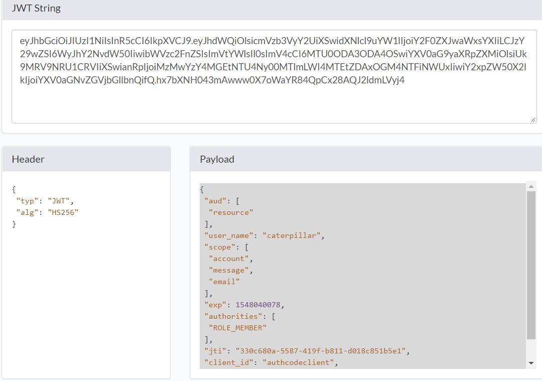 使用 JSON Web Tokens