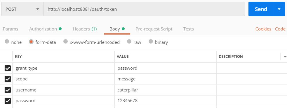 Password Credentials 核發流程